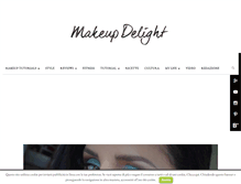 Tablet Screenshot of makeupdelight.com